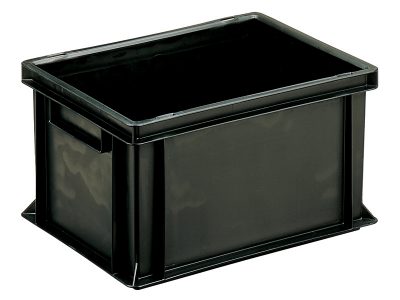 ESD Conductive Container Newbox 20 (400x300 H220 mm, Black)