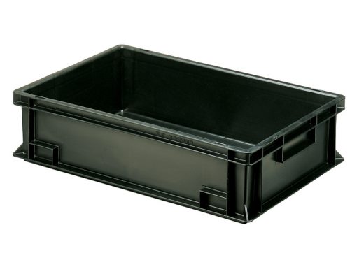 ESD Conductive Container Newbox 33 (600x400 H150 mm, Black)