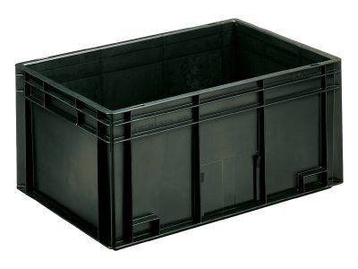 ESD Conductive Container Newbox 55 (600x400 H280, Black)