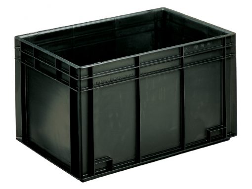 ESD Conductive Container Newbox 70 (600x400 H343 mm, Black)