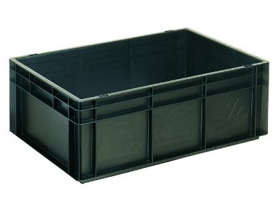 ESD Conductive Container Newbox 42 (600x400 H220 mm, Black)