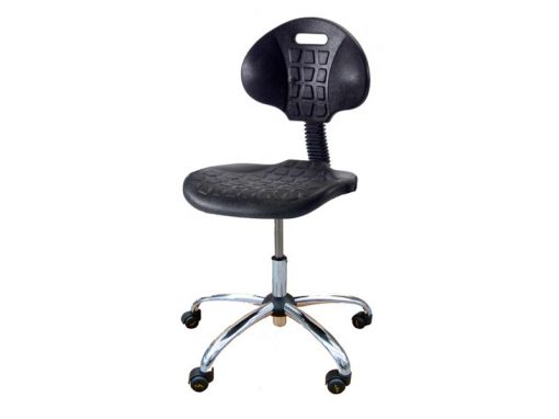 24P Deluxe - Anti-static ESD Safe PU Chair with Dissipative Casters (H43-55cm)