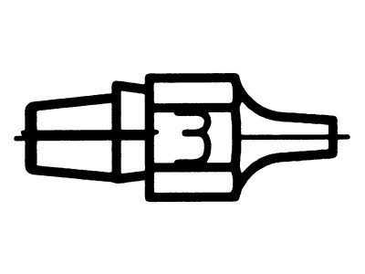 Weller DX 113 (T0051314399) - Suction Nozzle for DSX 80 and DXV 80 Desoldering Irons