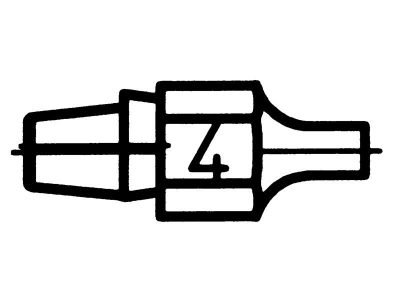 Weller DX 114 (T0051314499) - Suction Nozzle for DSX 80 and DXV 80 Desoldering Irons