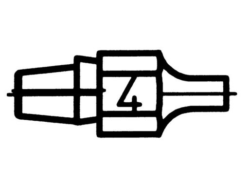 Weller DX 114 (T0051314499) - Suction Nozzle for DSX 80 and DXV 80 Desoldering Irons
