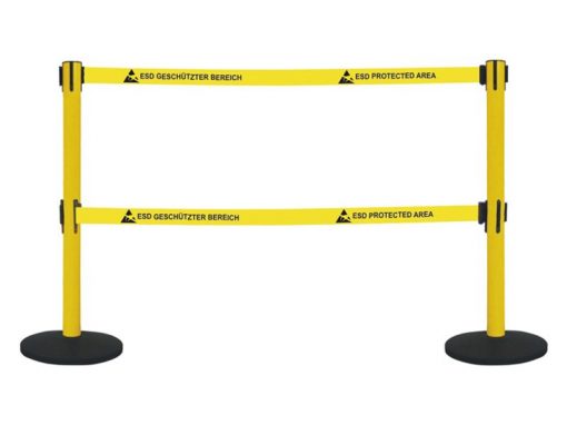 Doble-Tape Retractable Barrier System for EPA Areas (2m)