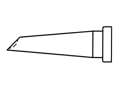 LT GW Weller (T0054441099) - Punta saldante Gull Wing, Ø 1.4 x 2.2 mm, 45°