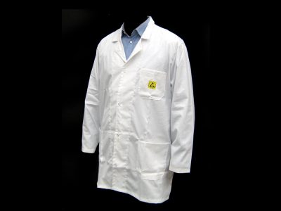 Camice antistatico ESD linea Deluxe, modello Unisex senza copribottoneria (XXL, XXXL) - FINE SERIE