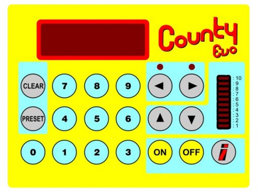 County EVO Counting machine for axial radial and SMD components