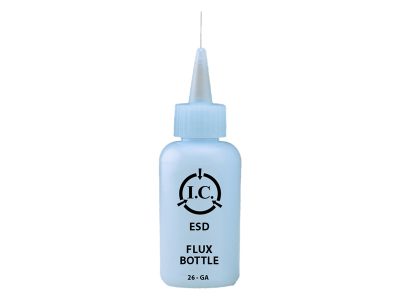 Static Dissipative ESD Flux Bottle with Precision Dispensing Needle (59ml)