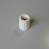 Ø15mm Control Knob White Glossy (Spindle Ø6mm)
