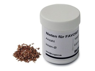 Rivetti FAVORIT Bungard – Per reofori Ø da 0,4 a 1,5 mm (1000pz)