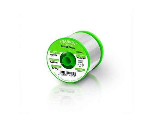 Stannol 810915 - LF Solder Wire SN100C KR400 (Ø0.5mm, 0.5Kg)