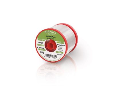 Solder wire Stannol Sn60Pb40 alloy KR400 Ø 0.5 mm