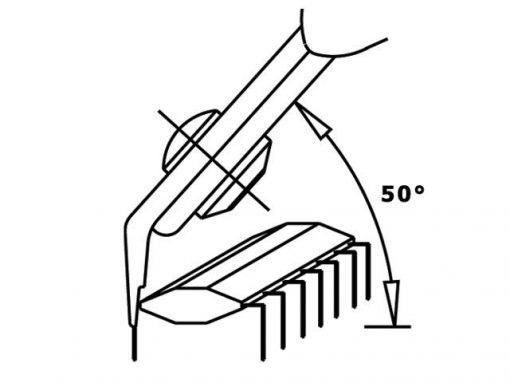 Piergiacomi TR 30 T - IC Pins Cutter (50° Angled)