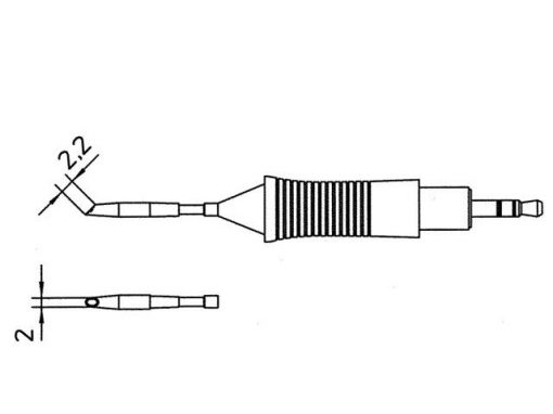 RTM 020 G (RT 10GW) Punta Weller concava | T0054461099N