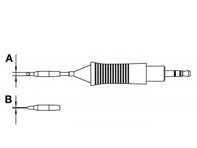 RTM004S (RT1SC) Weller Soldering Tip Chisel | T0054461299N