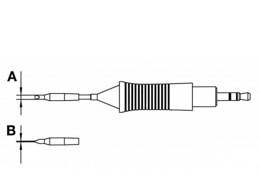 RTM004S (RT1SC) Weller Soldering Tip Chisel | T0054461299N