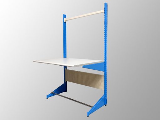 Modular Workbench Basic Structure (120x85 200H cm, 80Kg Load Capacity)