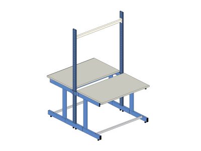 El.Mi HD-plus back to back Workbench 160x85cm