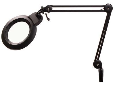 Round Anti-static ESD magnifying LED lamp (Ø180mm, 3di)