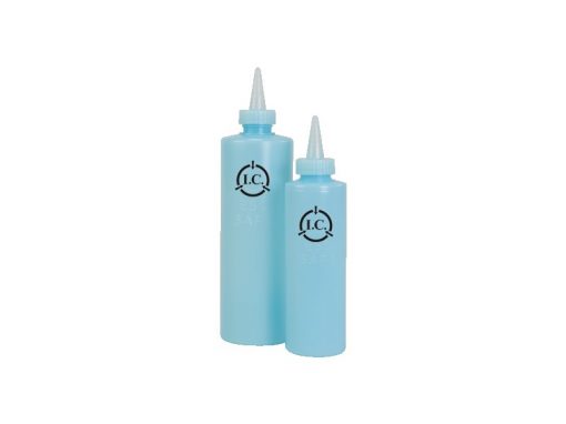 Anti-static ESD Dissipative Solvent Bottle Straight Spout Light Blue (230/450ml)