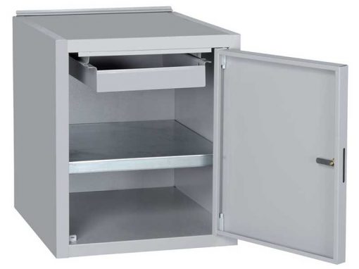 Benchtop Metal Cabinet (52x62.5 H60.5 cm)
