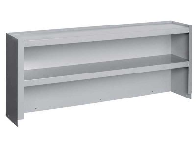 Steel Riser for Workbenches 2 Shelves Grey (4 Sizes)