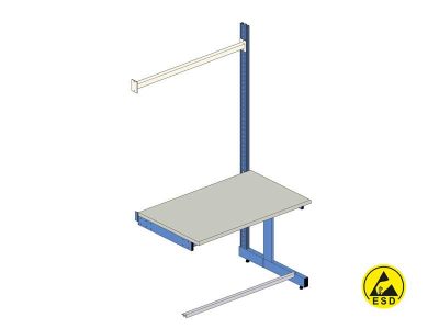 HD-Plus Additional ESD Workbench 160x85cm (Side to Side)
