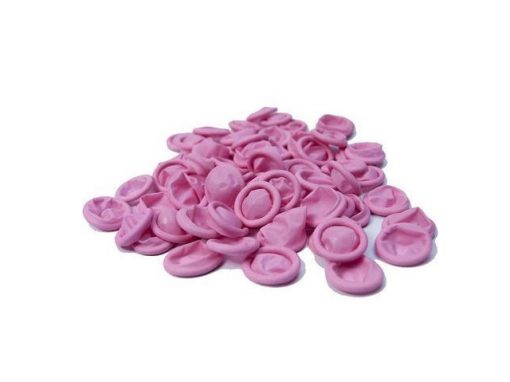 Anti-static ESD Dissipative Finger Cots Latex Pink (1440pcs, S/M/L/XL)