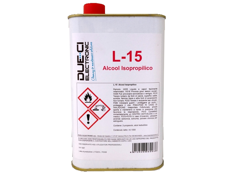 L-15 BULK Alcool isopropilico DUE-CI Electronic (1L)