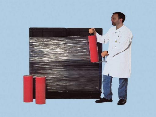 Static Dissipative ESD Safe Stretch Film Roll Pink (50cm x 300m)