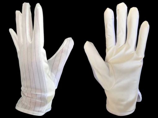 ESD Safe Anti-static Gloves Non-slip White (S-XL)