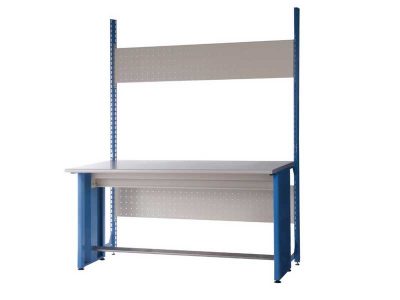 Banco da lavoro per elettronica El.Mi serie Heavy Duty (160x85 H200 cm, portata 300kg)