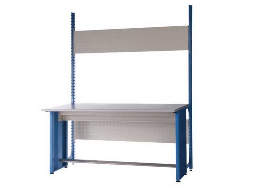 Banco da lavoro per elettronica El.Mi serie Heavy Duty (160x85 H200 cm, portata 300kg)