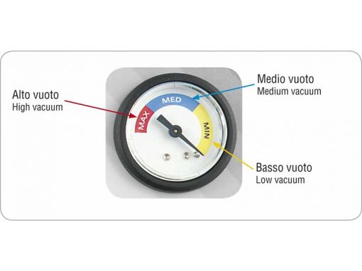 EM400 Eco Heat sealer - Vacuum levels