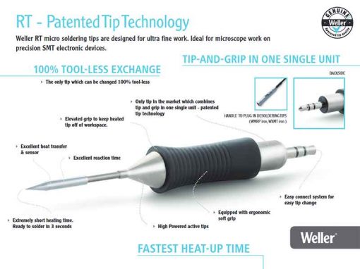 Weller RT Series Soldering Tips