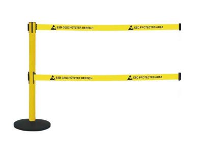 EPA Areas Retractable Barrier (2 Belts, 2m)