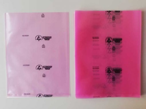 Anti-static ESD Bags Pink Dissipative PE 100pcs (11 Sizes)