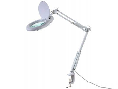 Lampada da Tavolo Professionale a 60 LED con Lente di Ingrandimento 5D –