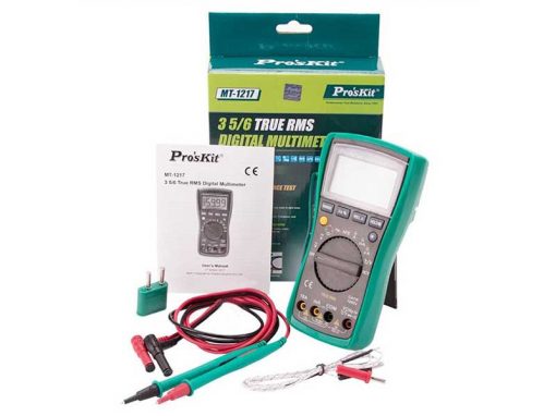 Pro'sKit MT-1217 - Multimetro digitale Display 3 5/6 digits AC True RMS