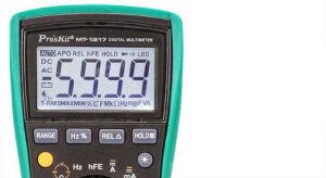 Pro'sKit MT-1217 - Multimetro digitale Display 3 5/6 digits AC True RMS