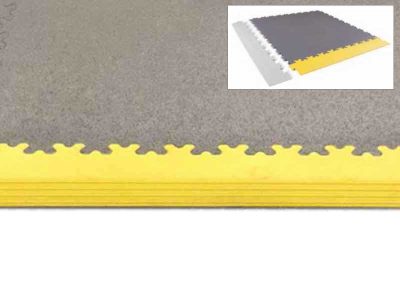 Rampa d'accesso gialla per pavimento ESD autoposante R-Tile