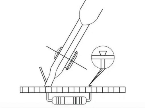 TS 30D Piergiacomi Cut & Press Plier - Drawing