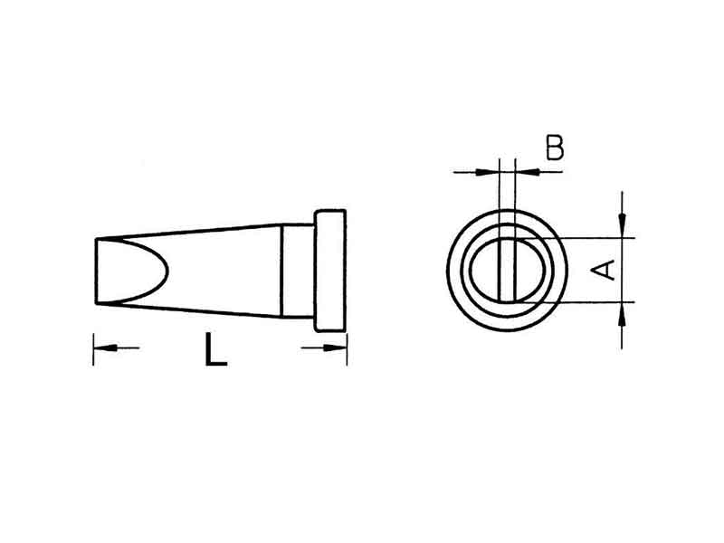 Punta saldante LT Weller a cacciavite