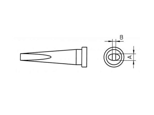 Weller Soldering Tip Chisel Long