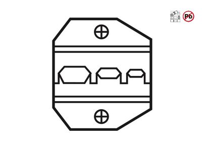 1PK-3003D1 Pro'sKit - Testa per crimpatura terminali isolati