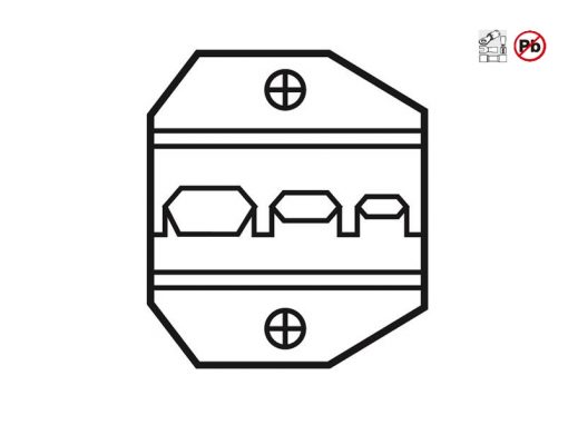 1PK-3003D1 Pro'sKit - Testa per crimpatura terminali isolati