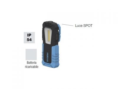 Lampada LED portatile ricaricabile per ispezione ottica