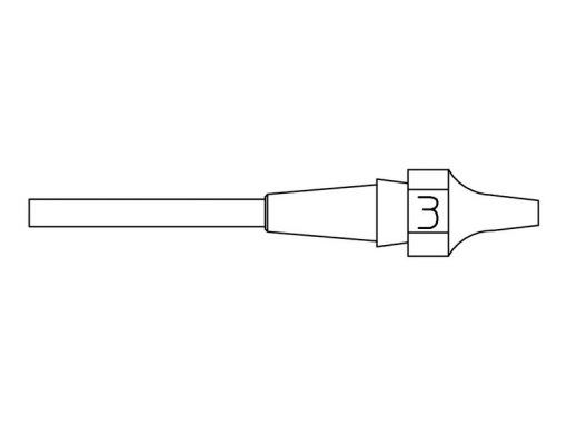 Weller XDS 3 (T0051325299) - Suction Nozzle for WXDP 120 Desoldering Iron